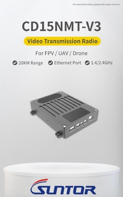 CD15NMT-V3 2.4GHz 15-20KM UAV データリンク VTX ドローン用軽量