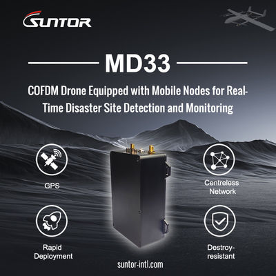 UAVのための30Mbps 2.4G 30kmの長期ビデオ送信機